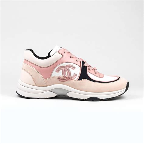 chanel cc suede sneakers celebrities|Chanel sneakers pink inside.